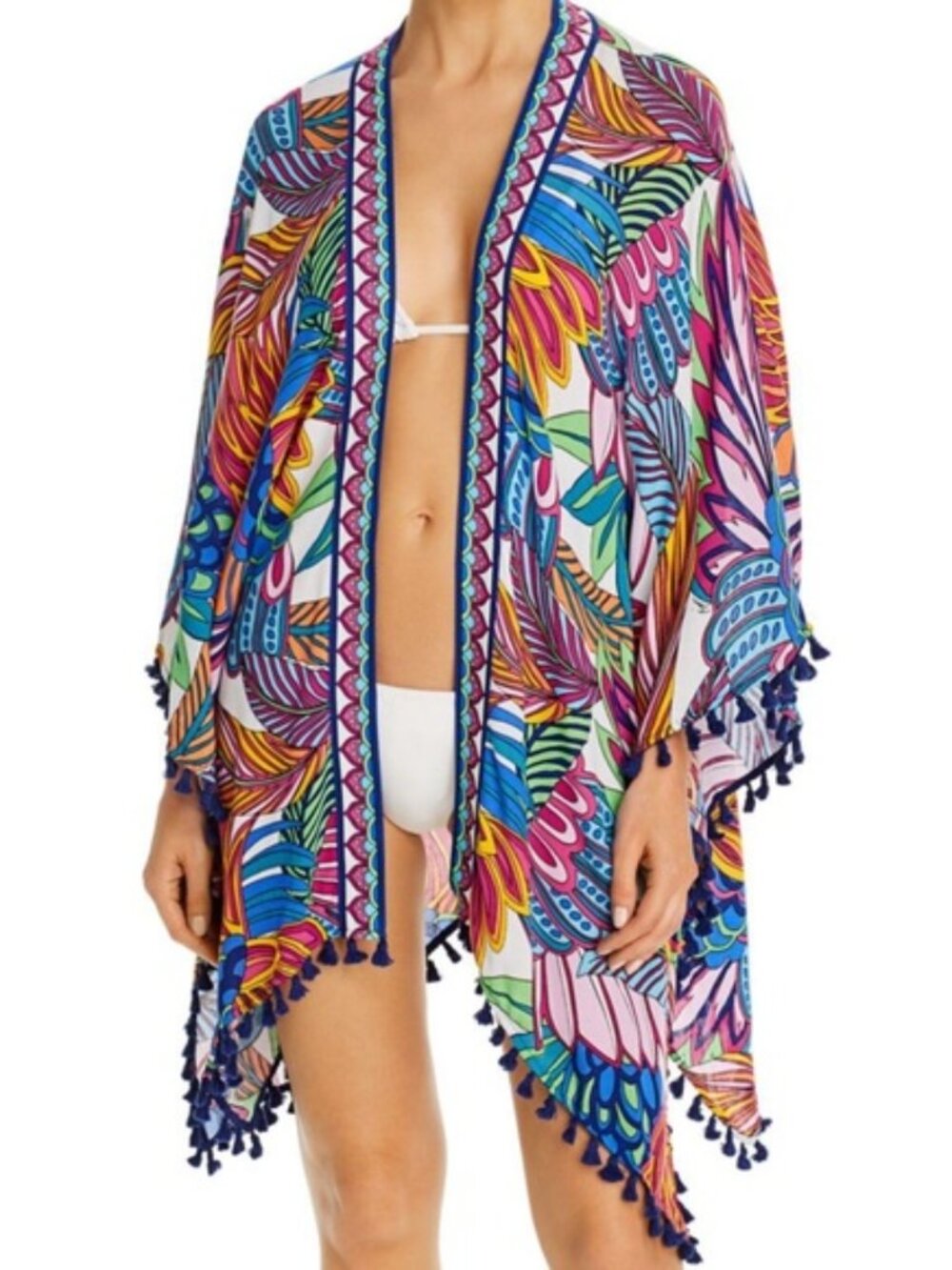 TRINA TURK NWT Paradise Plume Kimono